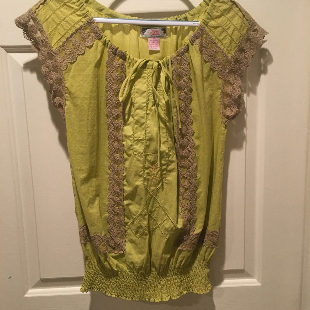 Flying Tomato Olive Green Blouse